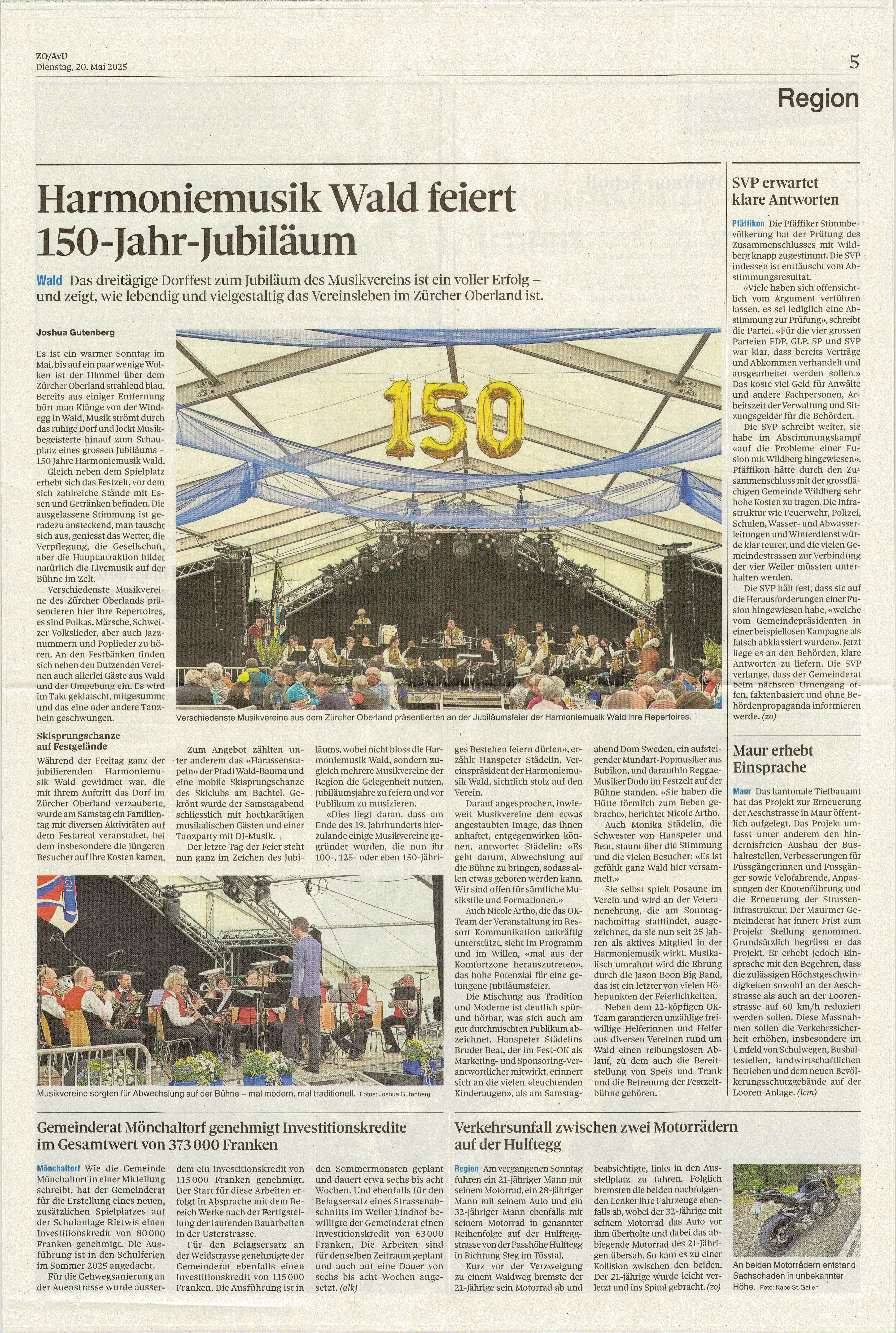 ZO Rückblick Jubiläum